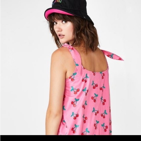 lazy oaf size 8 cherry romper NWT - Picture 4 of 4